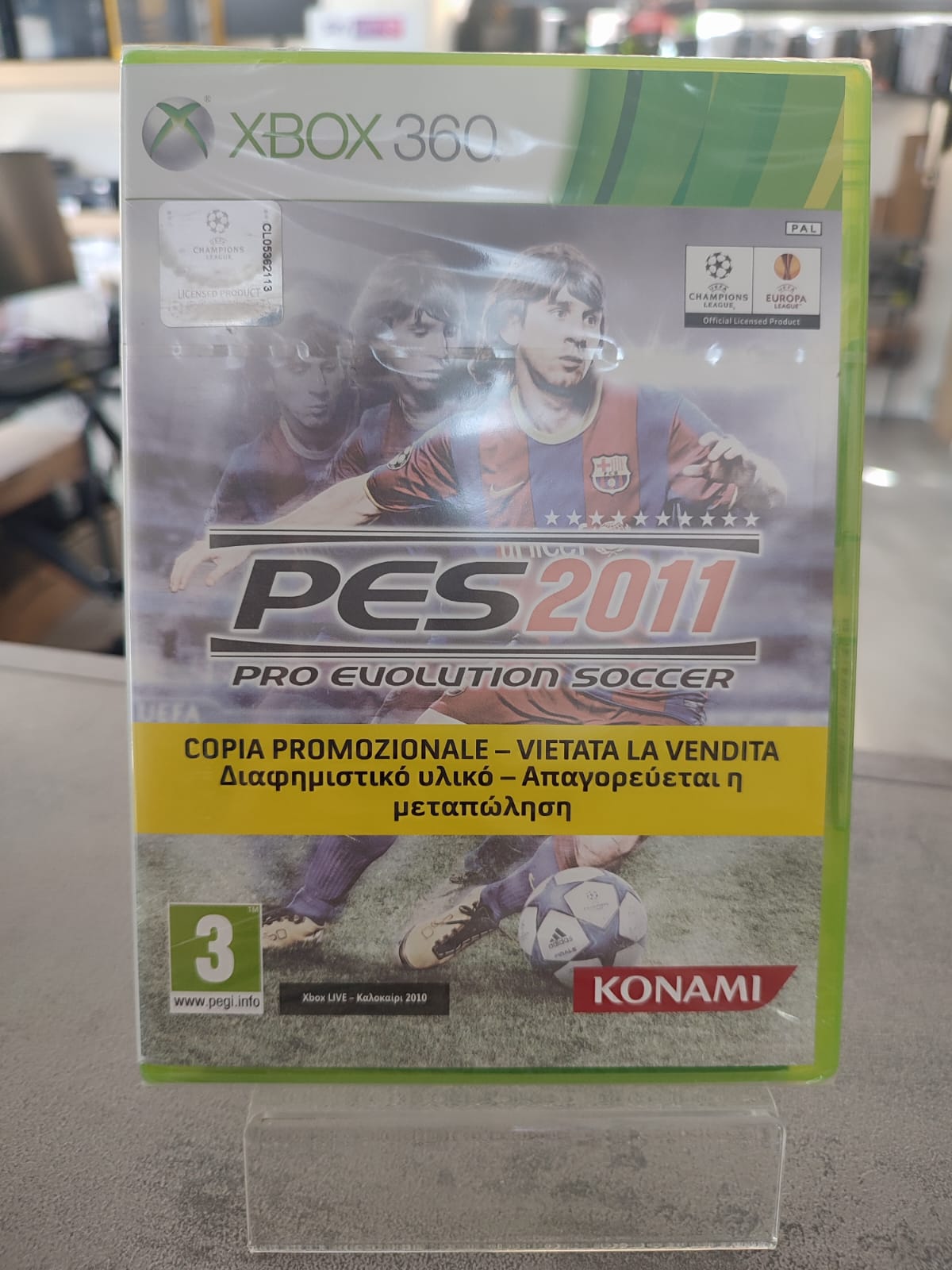 VIDEOGAME NUOVO XBOX 360 PES 2011 PRO EVOLUTION SOCCER PROMOTIONAL COPY